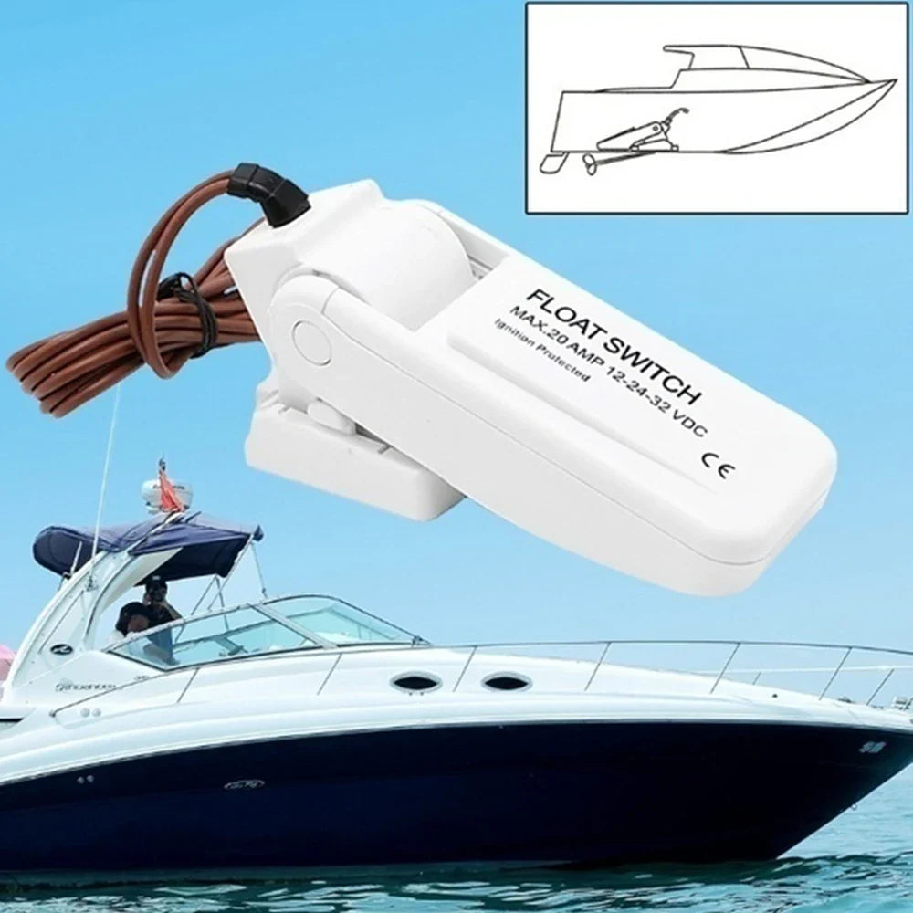 12V 1100GPH Boat Bilge Pump Float Switch Sensor