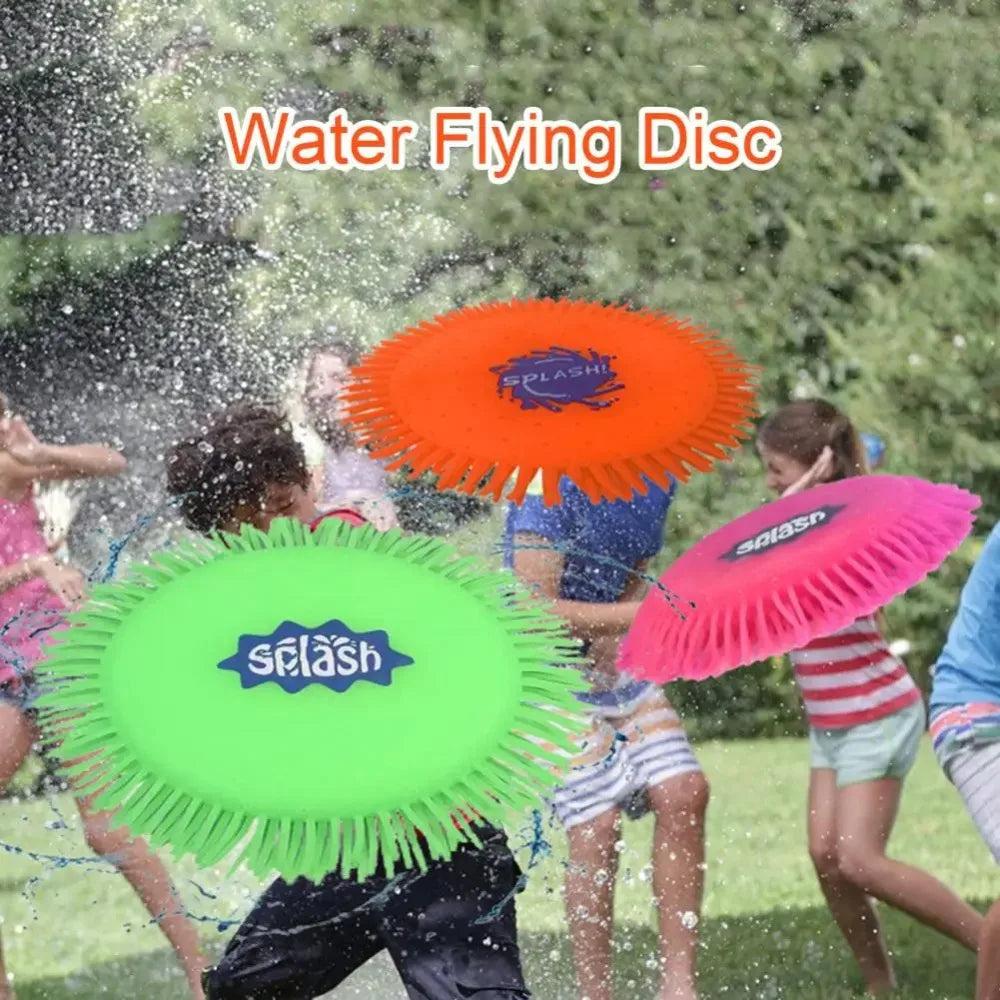 Water Flying Disc for Kids – Soft Splash Pool & Beach Toy