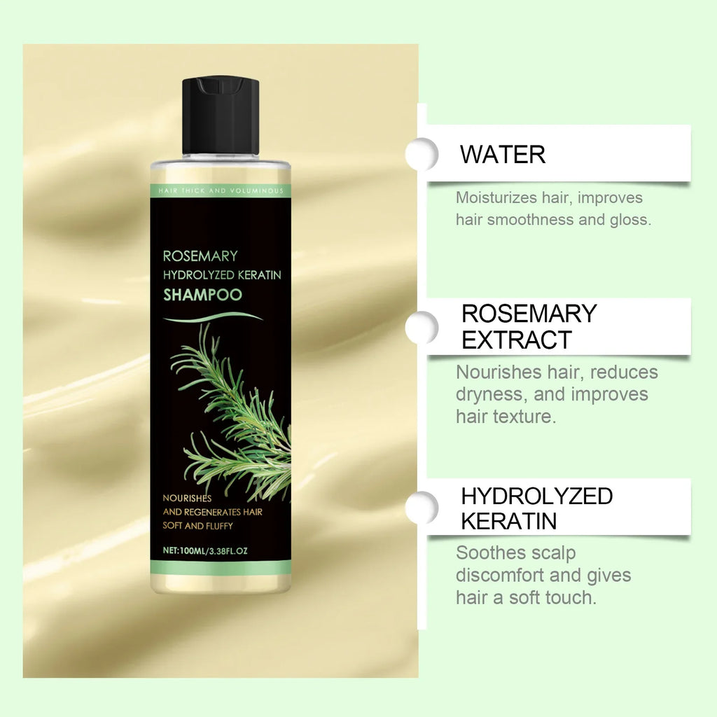 HOEGOA Rosemary Keratin Shampoo – Nourish & Oil Control 100ml
