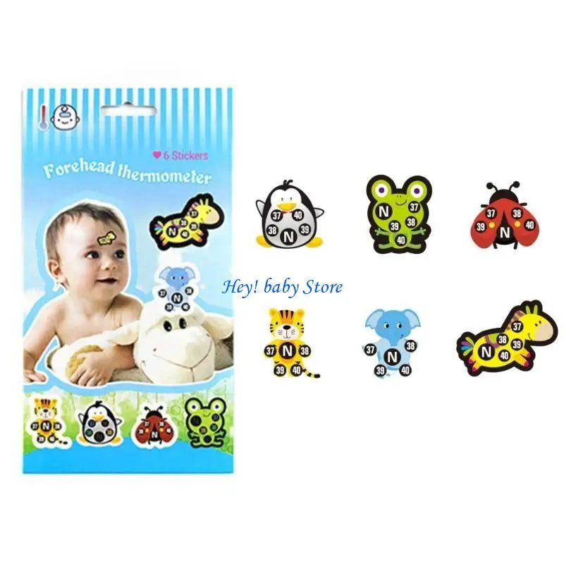Fever Patch for Kids, Babies & Adults | 6-Pack Thermometer Sticker