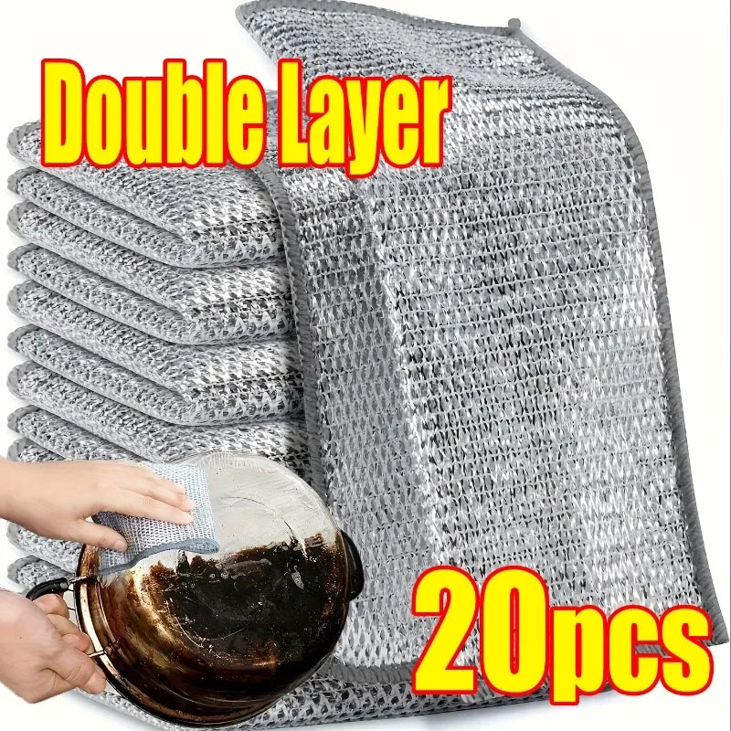 Magic Steel Wire Kitchen Cleaning Cloths 1–20 Pack