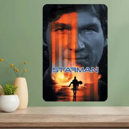 Starman Classic Movie Metal Poster Sign – Retro Wall Art