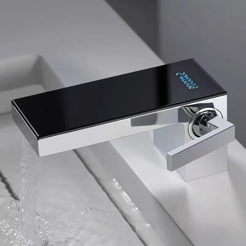 Touchless Infrared Smart Basin Faucet | Brass Digital Display