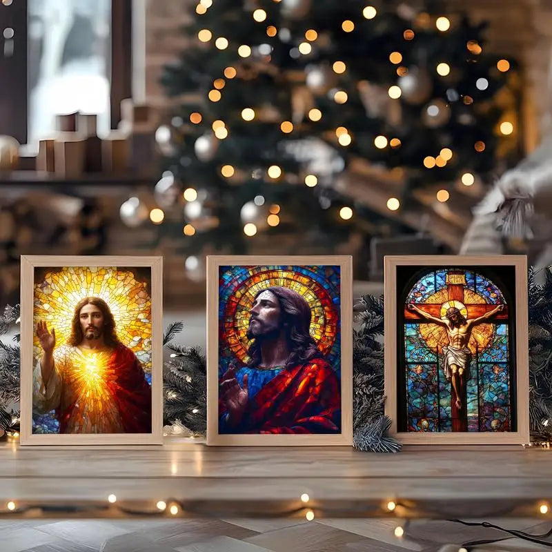 Jesus Son of God Christmas Wall Art Poster | Holiday Decor