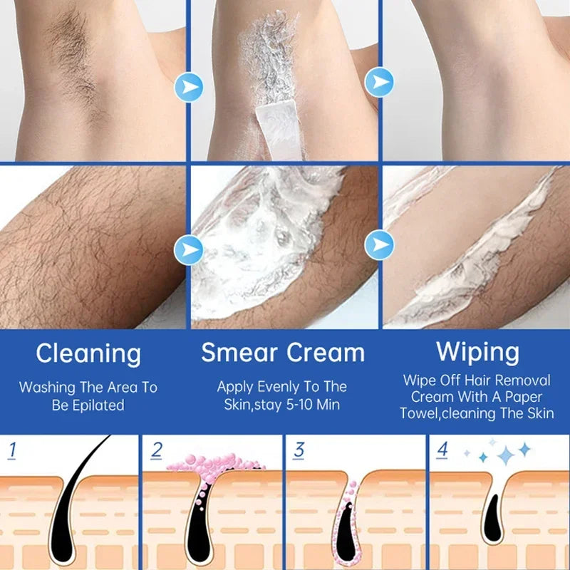Aloe Vera Hair Removal Cream 60g – Fast, Gentle & Skin-Safe