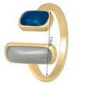 Vintage Opal Stone Open Adjustable Ring – Women's Fashion Jewelry