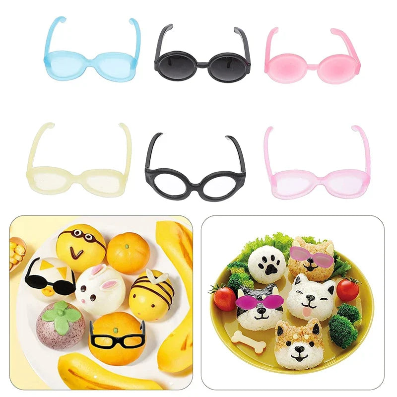 Bento Box Decoration Toppers – Glasses & Headwear 4/8/16 Pcs