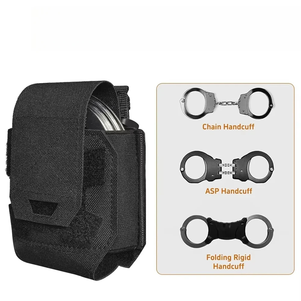 Molle Handcuff Pouch Shackles Holder Case Quick Draw Universal