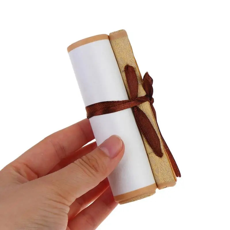Mini Chinese Calligraphy Hanging Scroll – Cotton Pulp Rice Paper