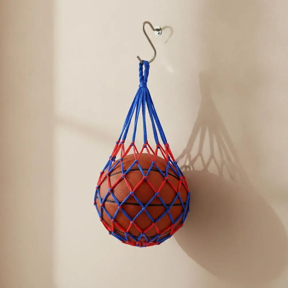 Single Ball Carrying Net Bag Basketball Soccer Football Mesh Storage