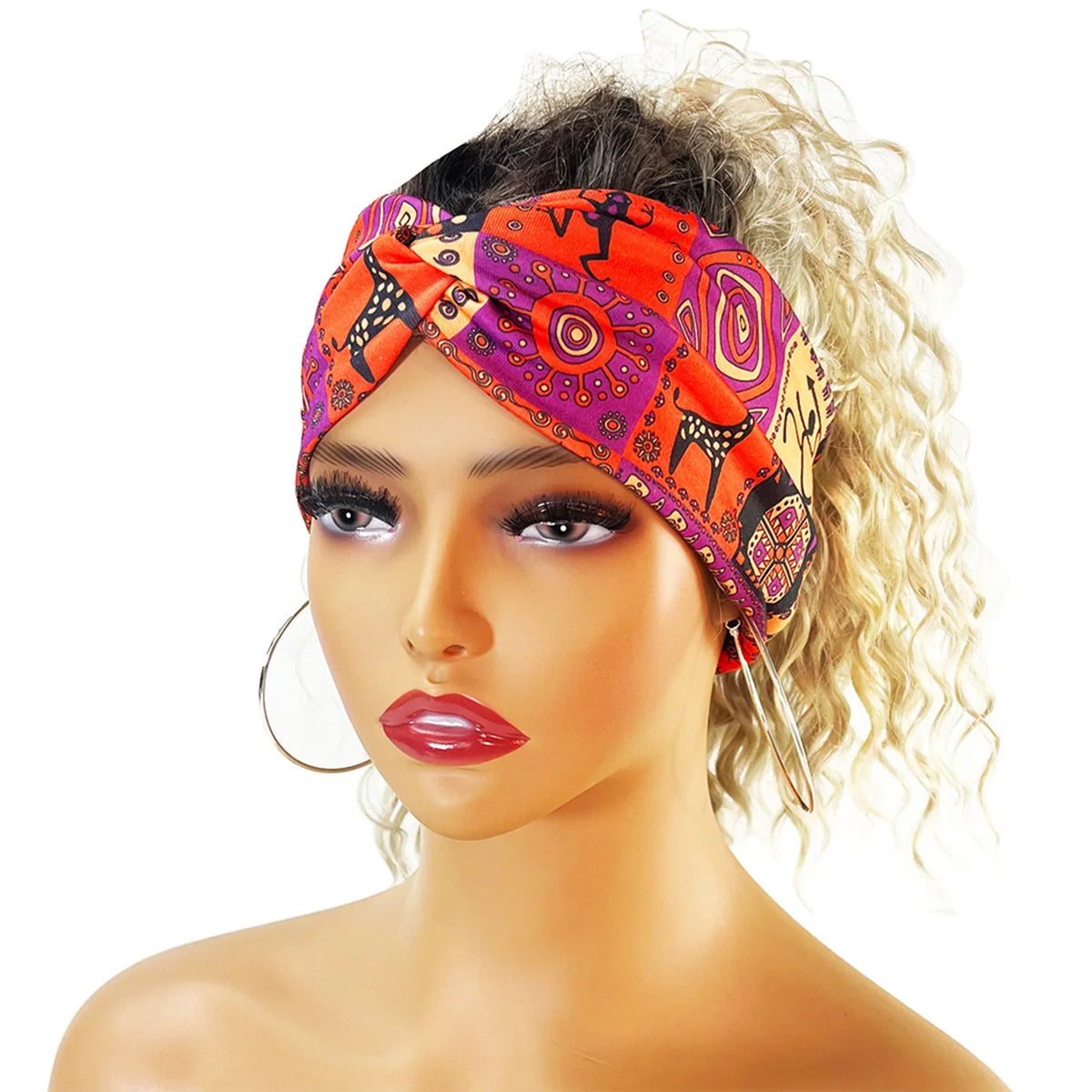 Women's Elastic Twisted Sports Headband | Gym Yoga Running