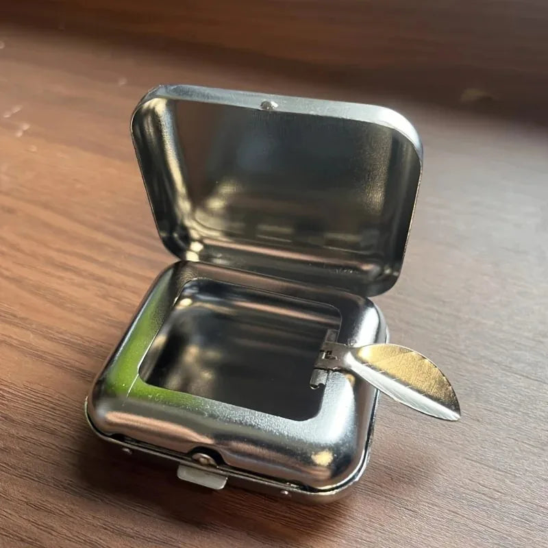 Portable Mini Metal Pocket Ashtray – Car & Outdoor Cigar