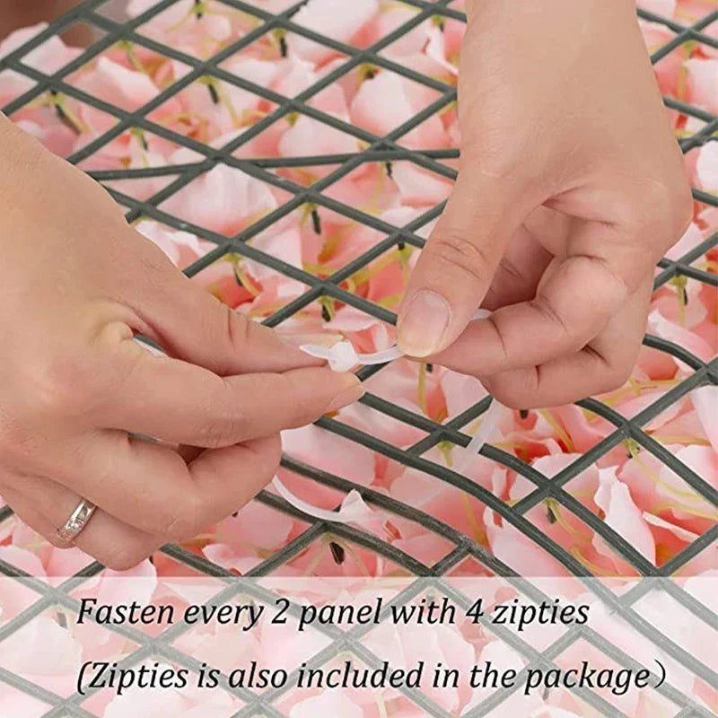Silk Rose 3D Flower Wall Panel | Wedding & Party Backdrop