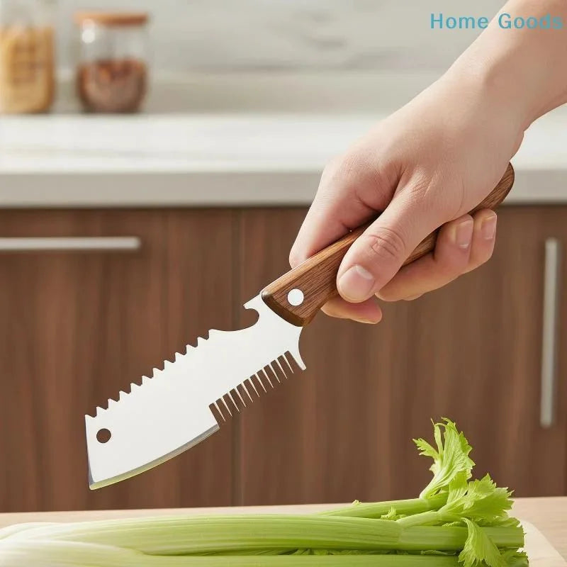 2-in-1 Wooden Handle Vegetable Peeler & Bottle Opener