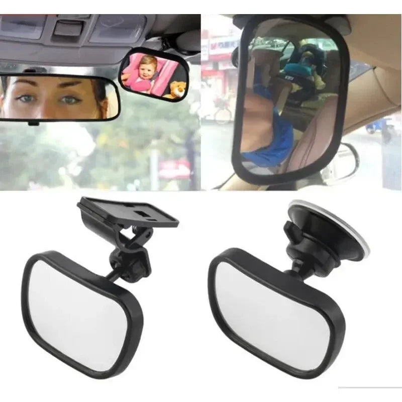Mini Rear Infant Car Seat Adjustable Convex Mirror Child Monitor