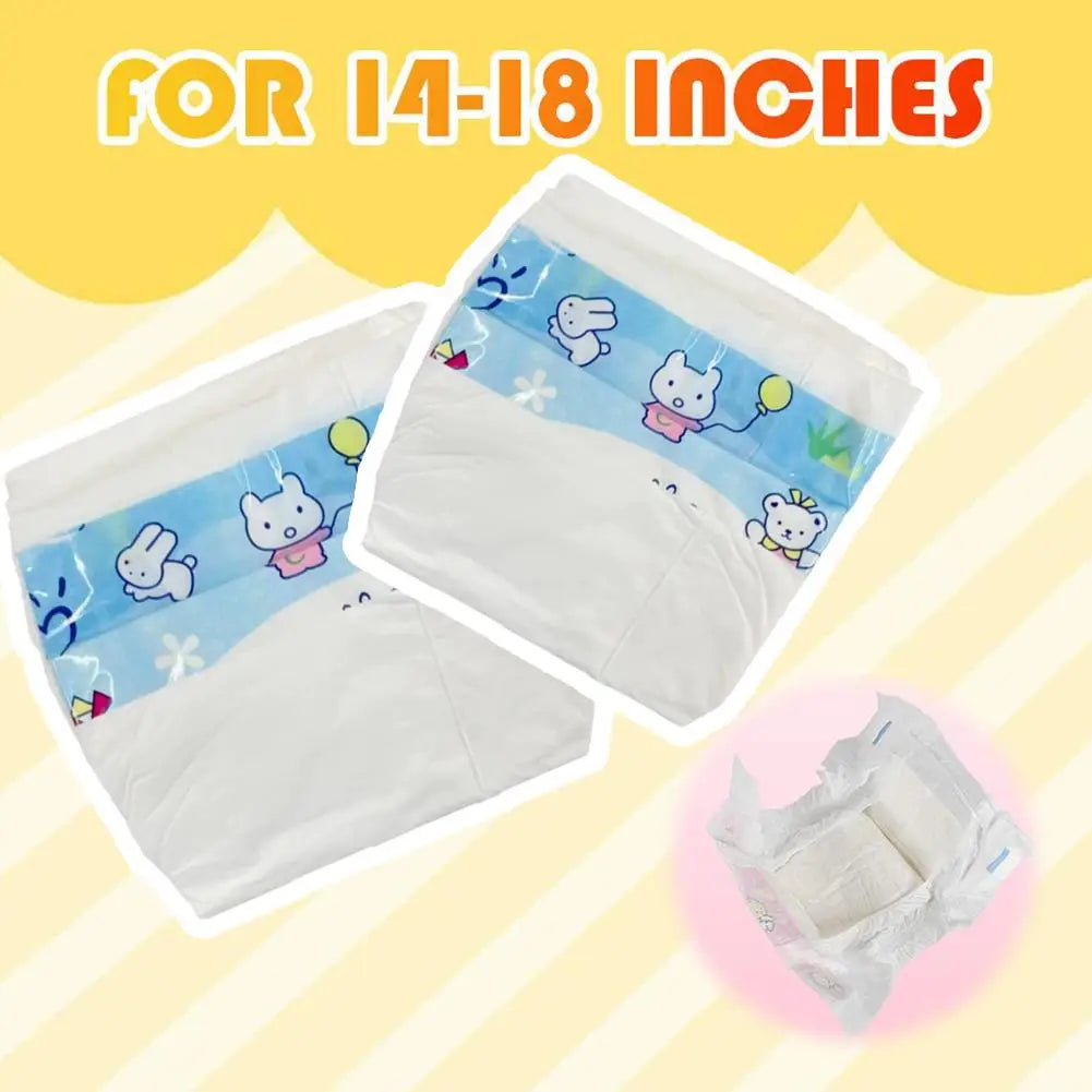 Baby Doll Diapers for 14–18 Inch Dolls | Soft Cloth Accessories