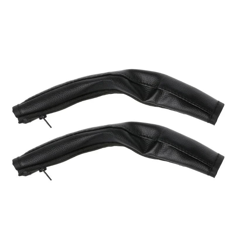 PU Leather Stroller Armrest Covers – 2pc Handle Protector Set
