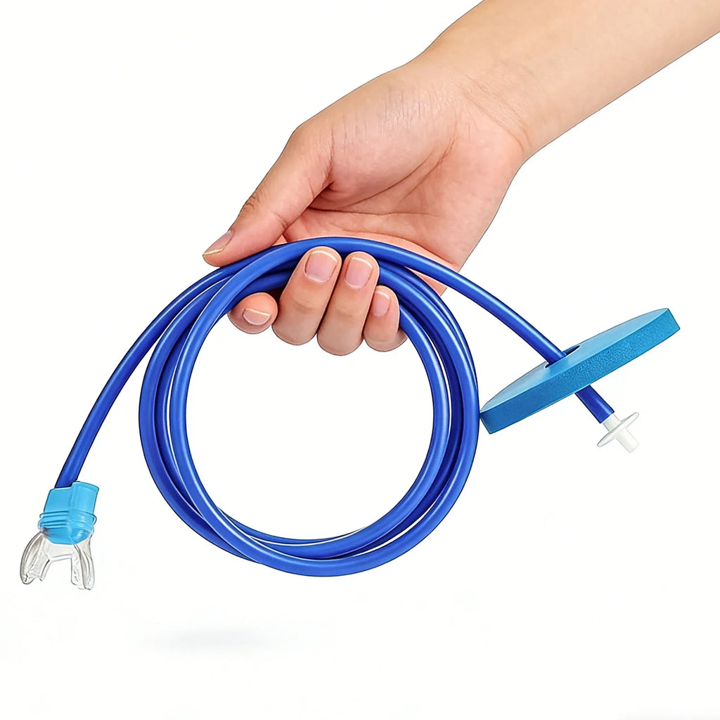 Snorkel Breathing Tube Silicone Mouthpiece Foldable Lightweight