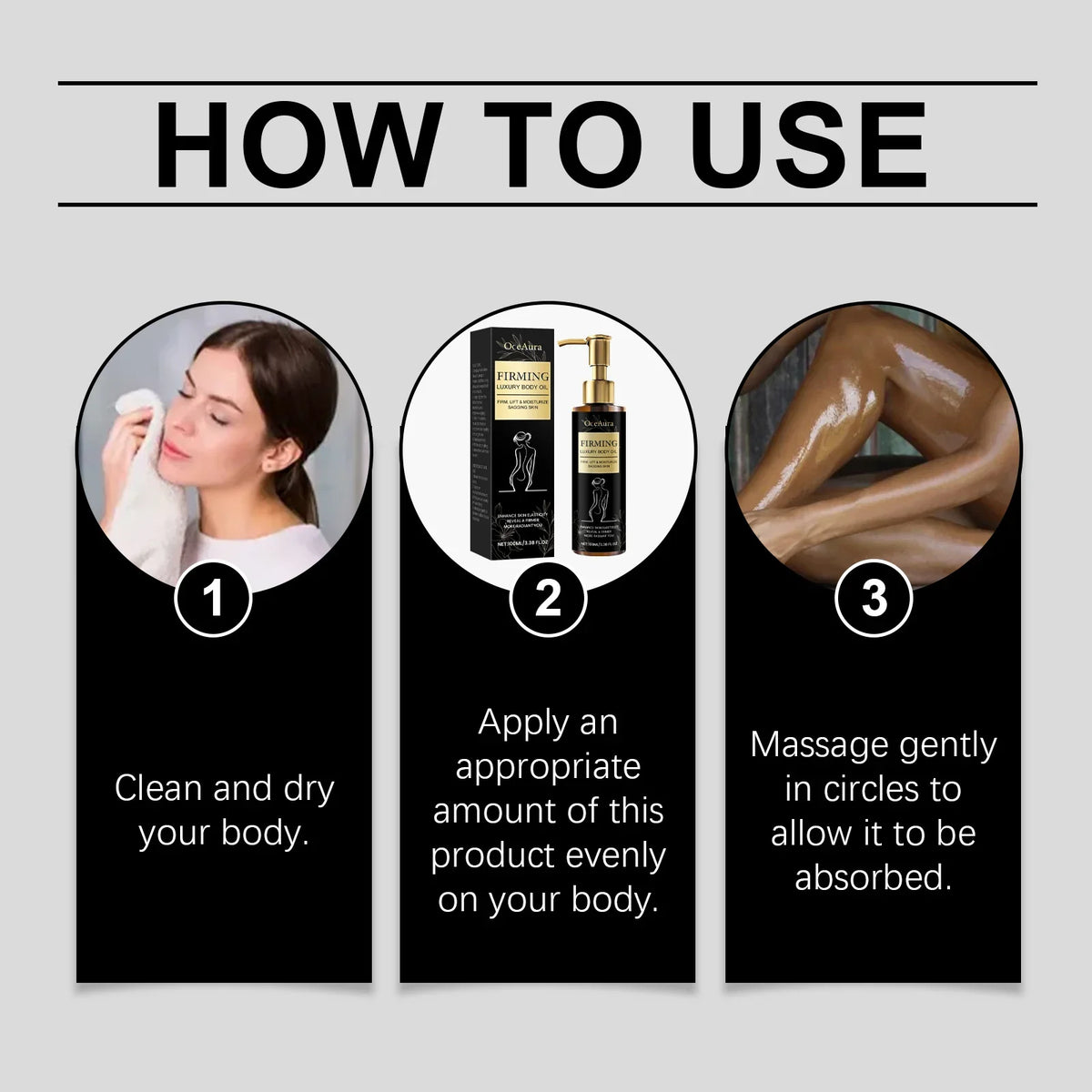 OceAura Anti-Cellulite Tightening Body Oil – Firming 100ml