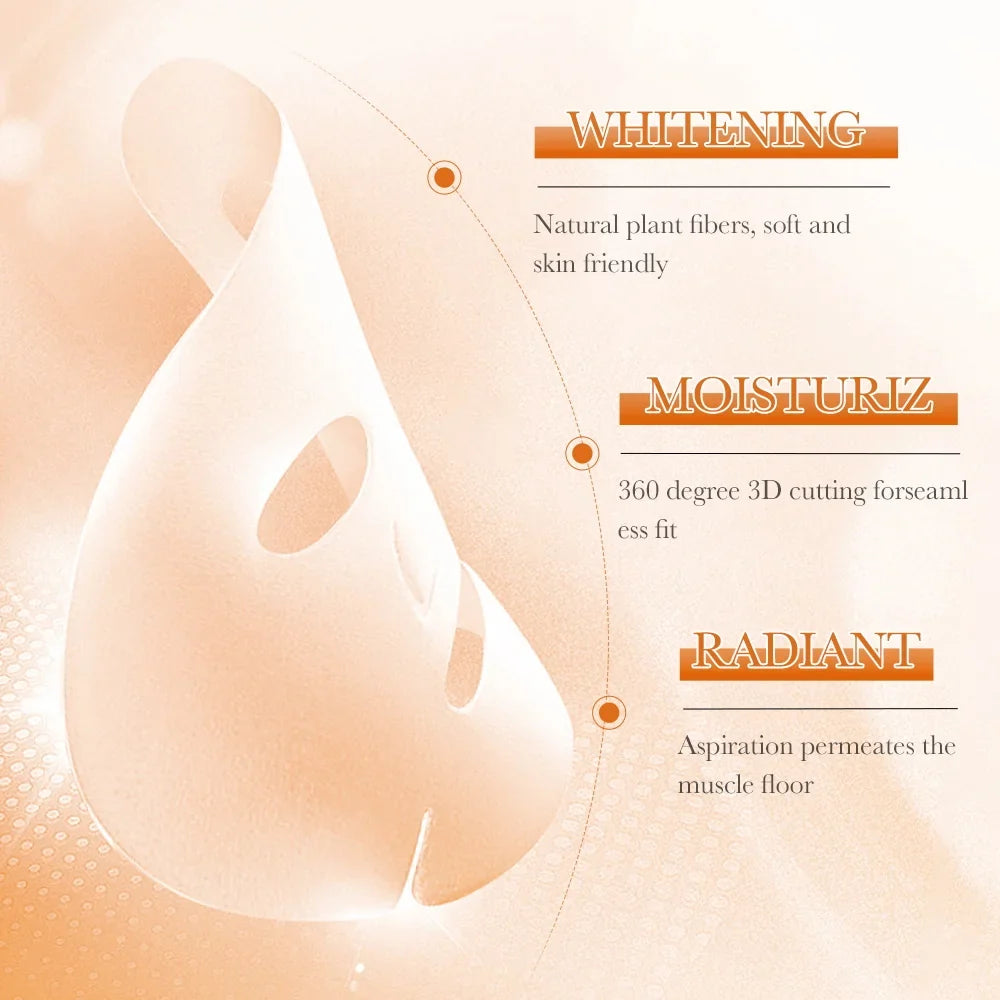 BIOAQUA Vitamin C Face Mask – Whitening, Hydrating & Anti-Aging