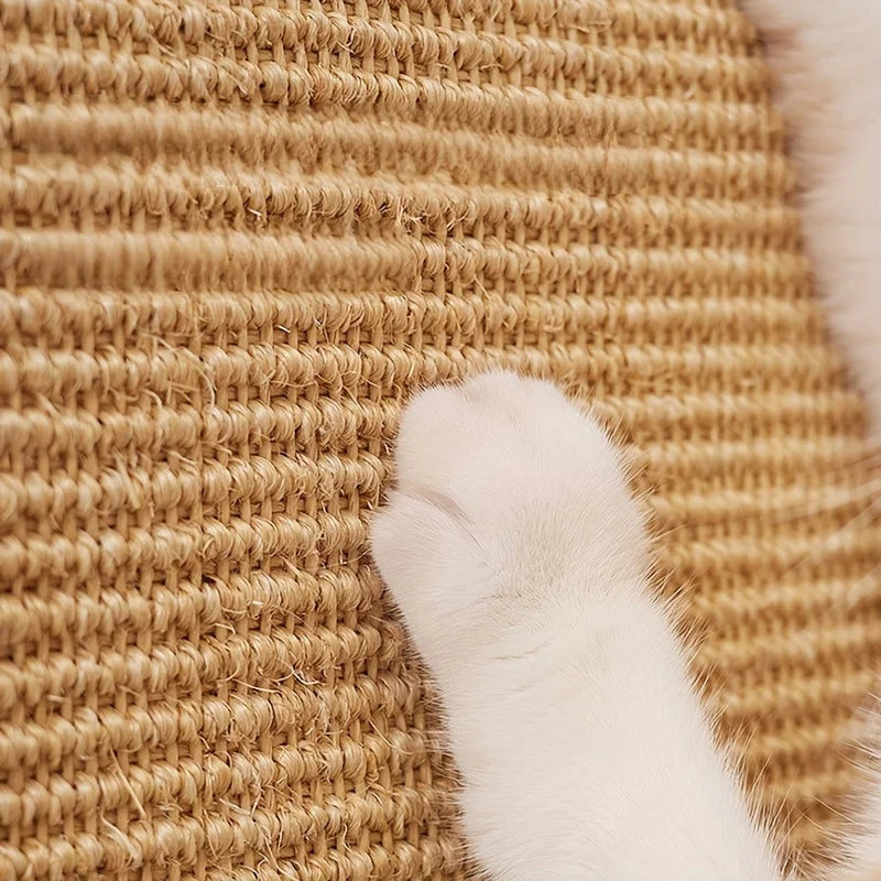 Sturdy Sisal Cat Scratching Board- No Mess Sofa-safe Design Suitable
