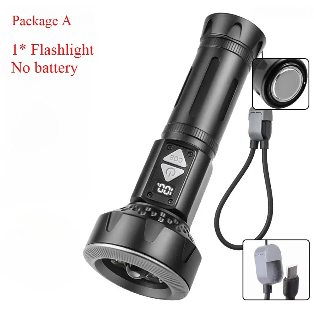 POCKETMAN 3800 Lumen Tactical Flashlight | USB-C, 8 Modes, Waterproof