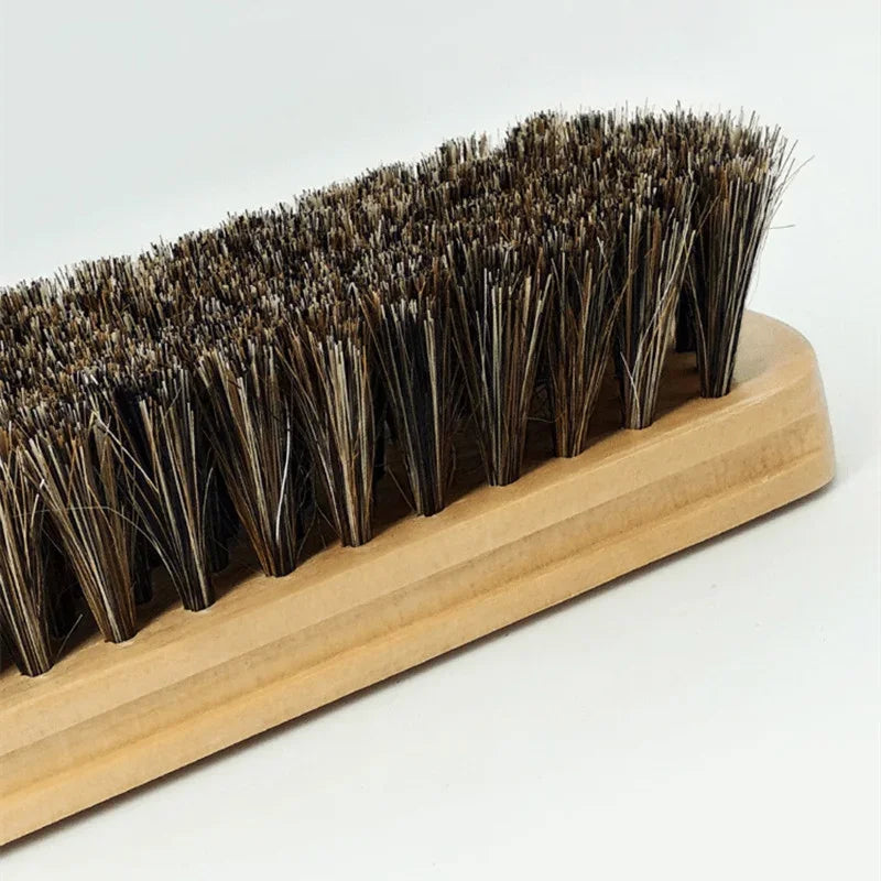 Genuine Horsehair Car Detailing Brush – Wooden Handle