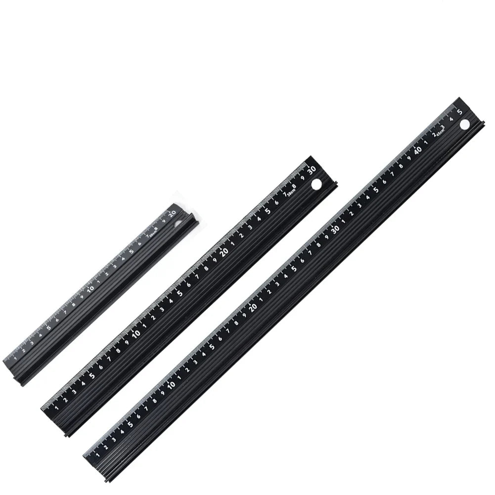 Cutting Ruler L Aluminum Alloy Measuring Tool Hardware Accessory