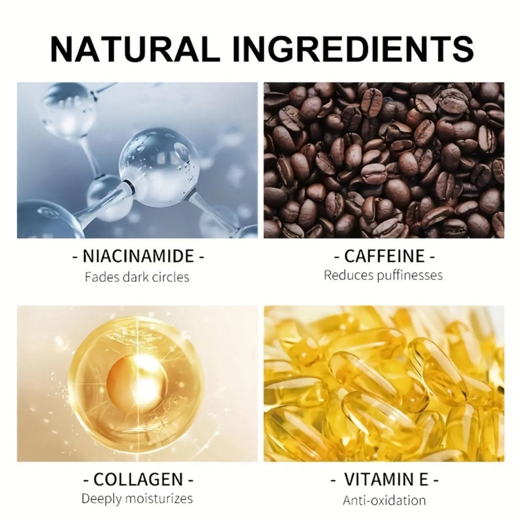 Caffeine Eye Cream Puffiness Bags Under Eyes Daily Anti-wrinkle