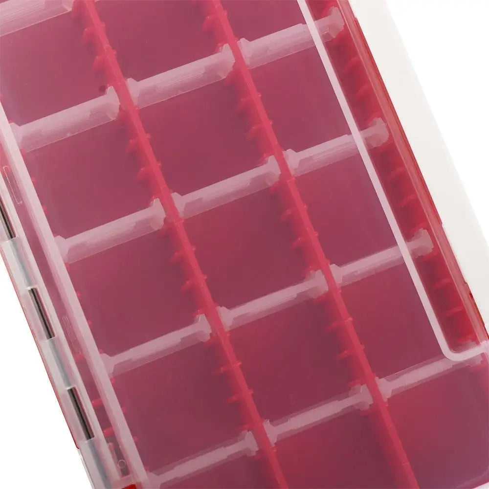 2-Layer Fishing Lure & Jig Head Bait Storage Box with Sponge