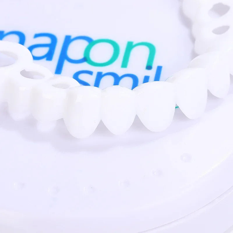 Snap-On Teeth Veneers | Temporary Cosmetic Smile Cover Set