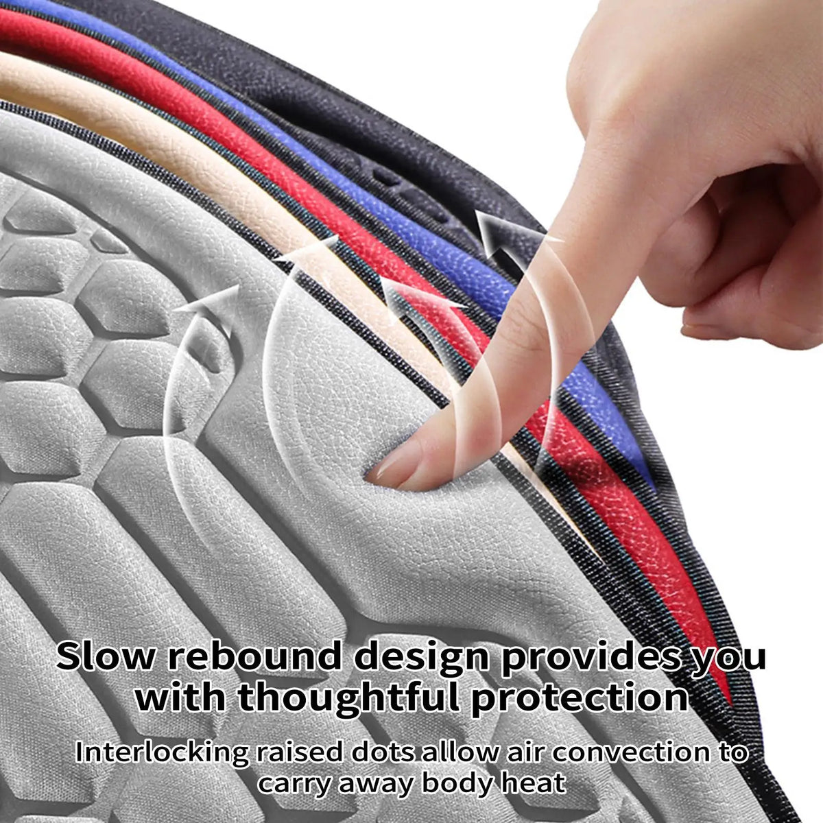 Ice Silk Cooling Car Seat Cushion – Fits SUV, Truck & Sedan