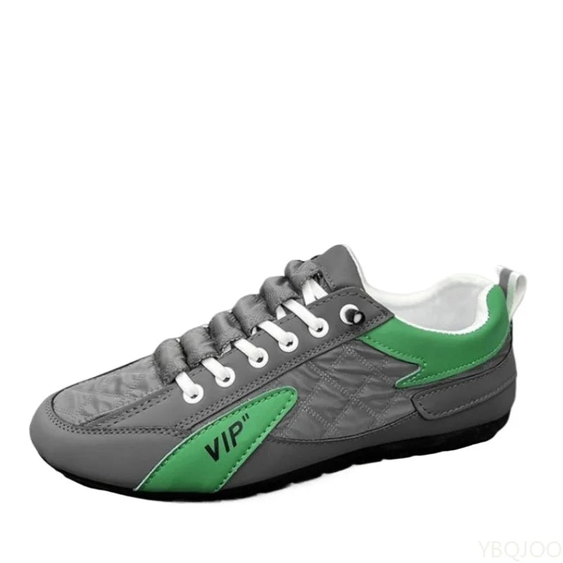 Men's Canvas Lace-Up Flat Shoes – Breathable & Anti-Slip