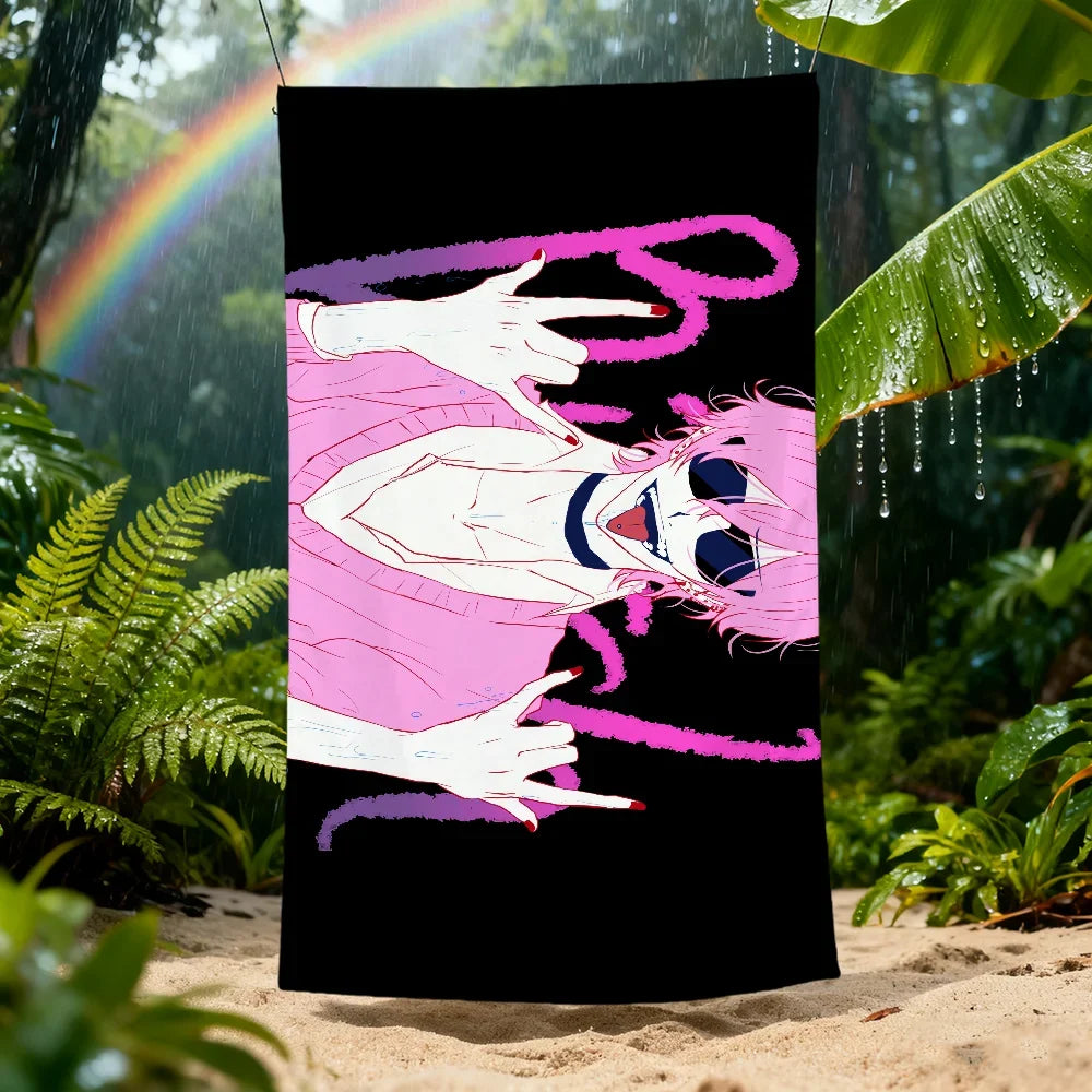 Anime Quick-Dry Beach Towel | Soft Lightweight Multipurpose