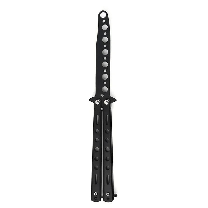 Butterfly Knife Practice Comb – Foldable Stainless Steel Balisong