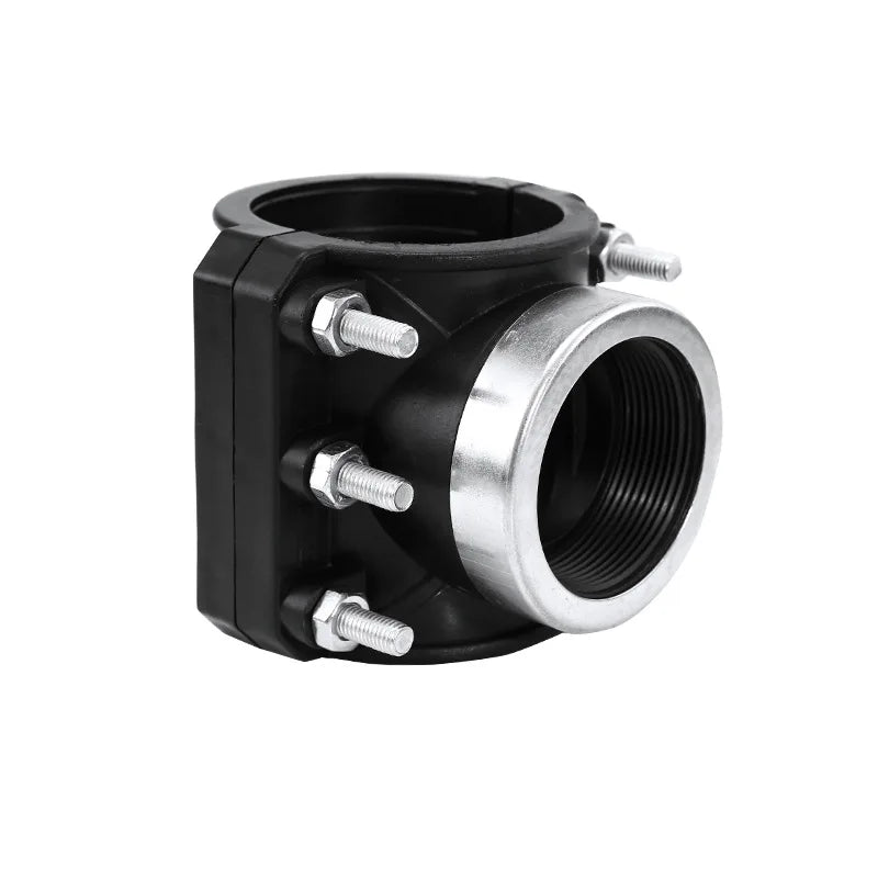 Clamp Saddle Drain Valve 20–50mm Pipe Quick-Connect Fitting