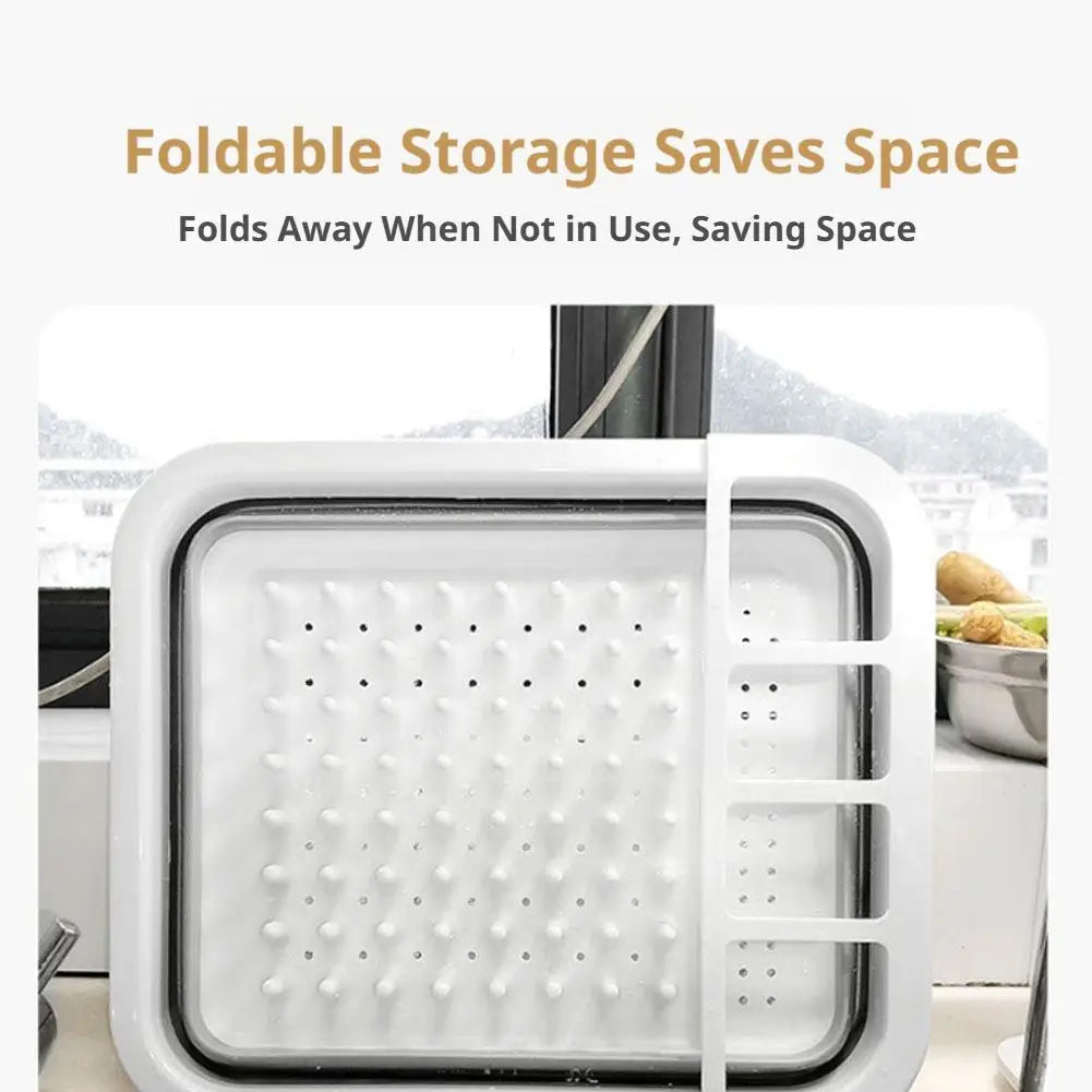 Foldable Dish Drying Rack with Cutlery Slots | RV & Kitchen