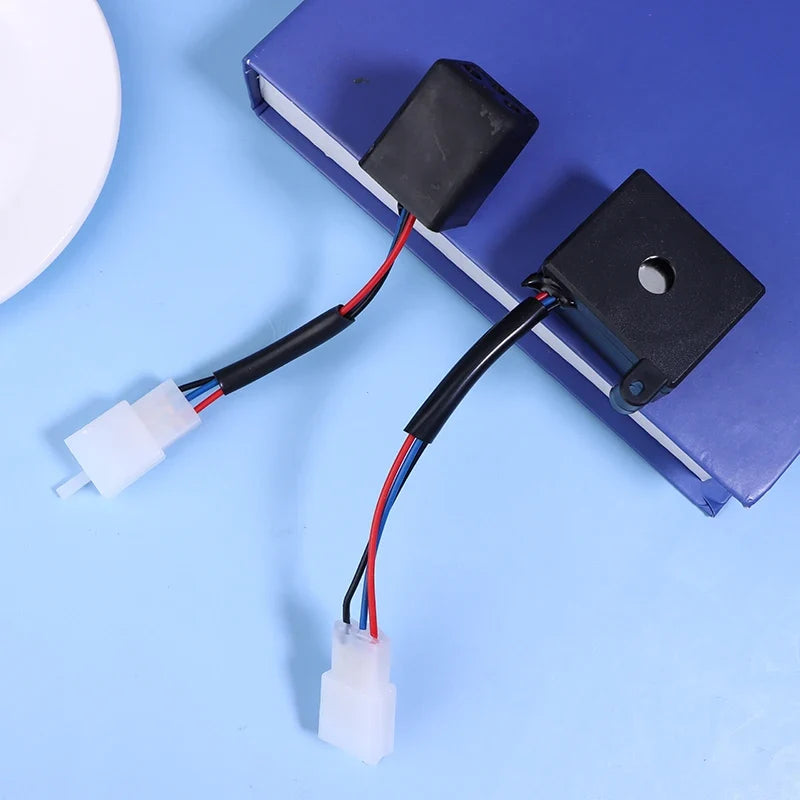 E-Bike LED Turn Signal Flasher Relay 12V/48V-60V 3-Wire Beep