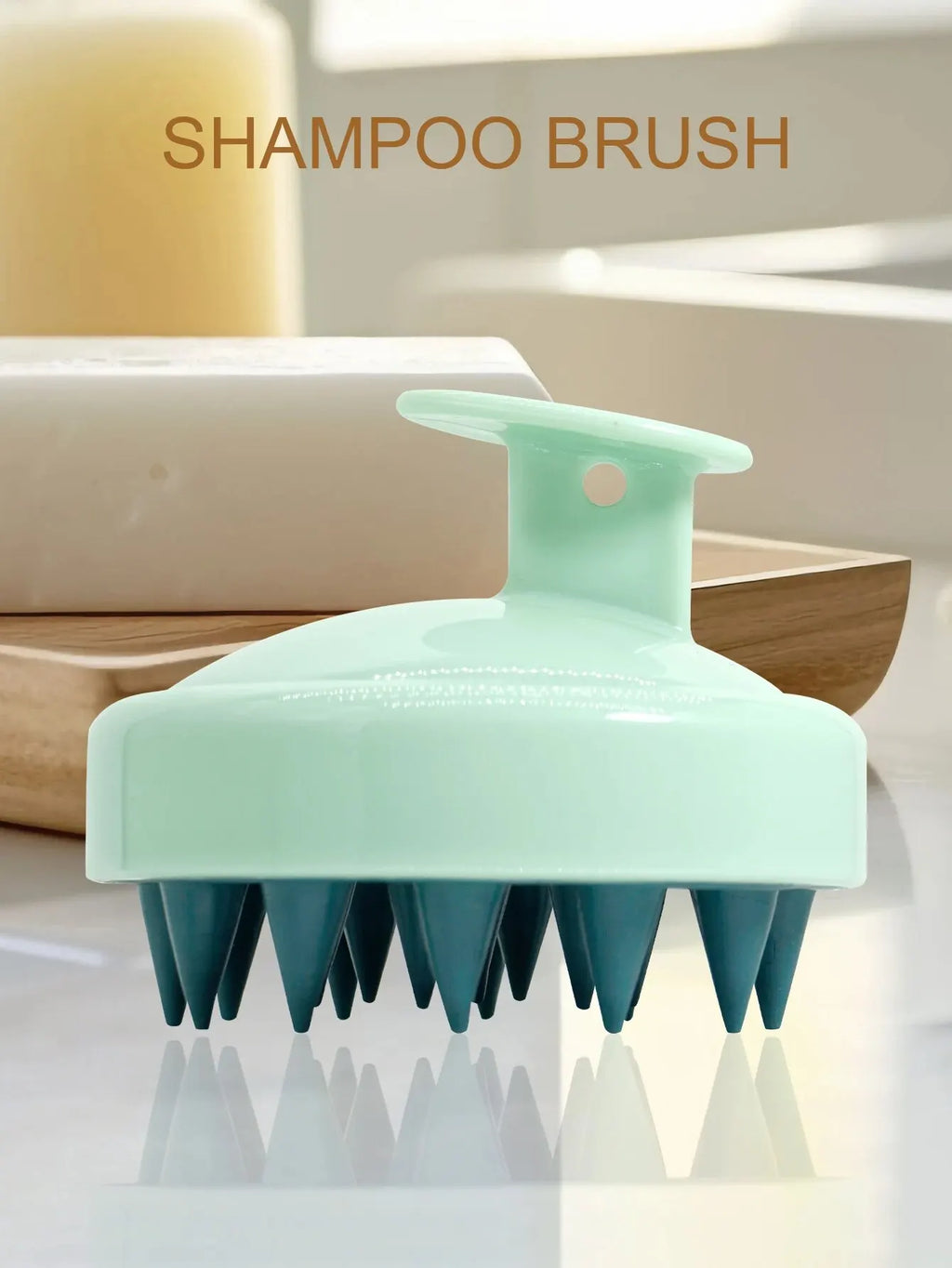 Silicone Scalp Massager Shampoo Brush – Hair & Body Spa