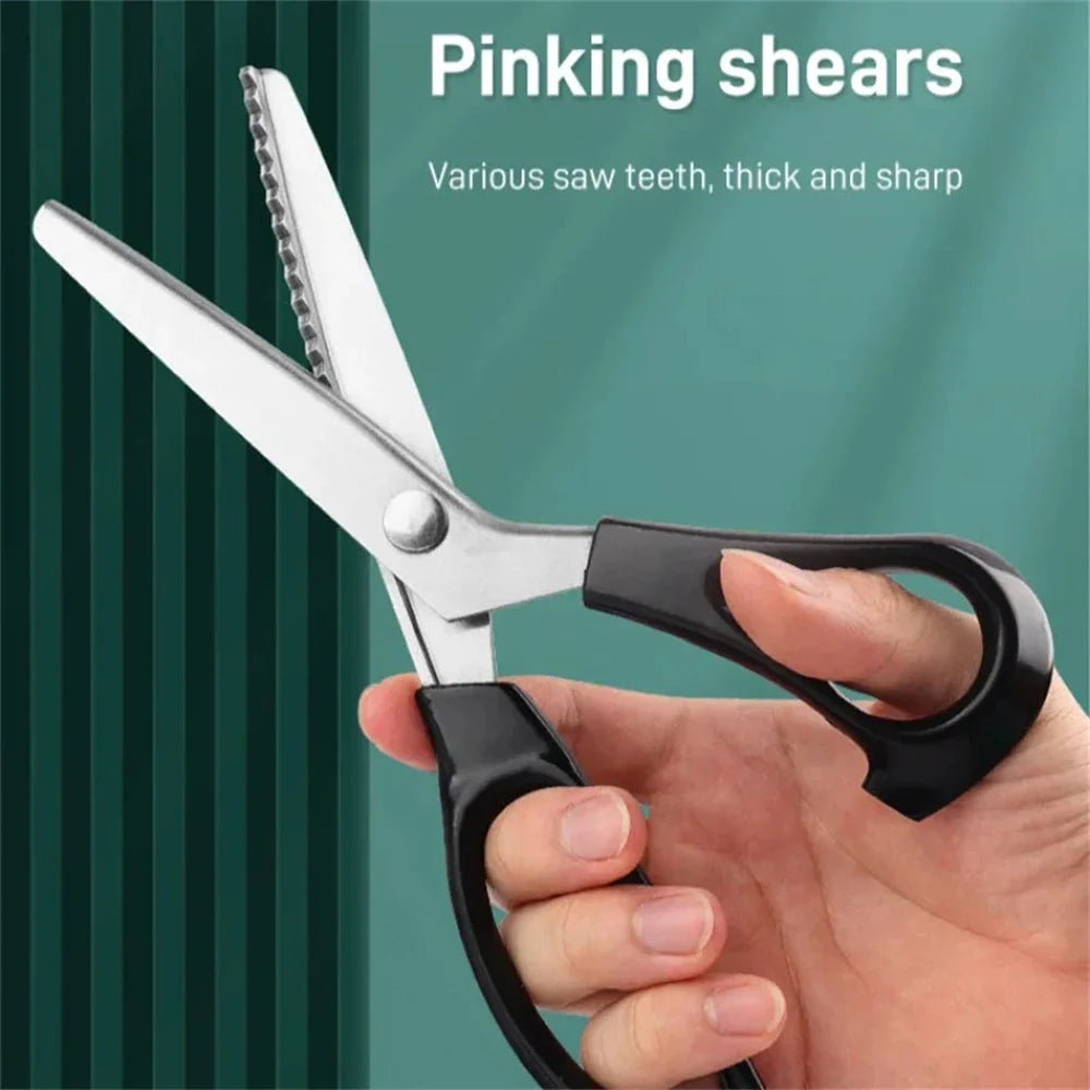 Zigzag Pinking Shears – Stainless Steel Fabric & Lace Scissors