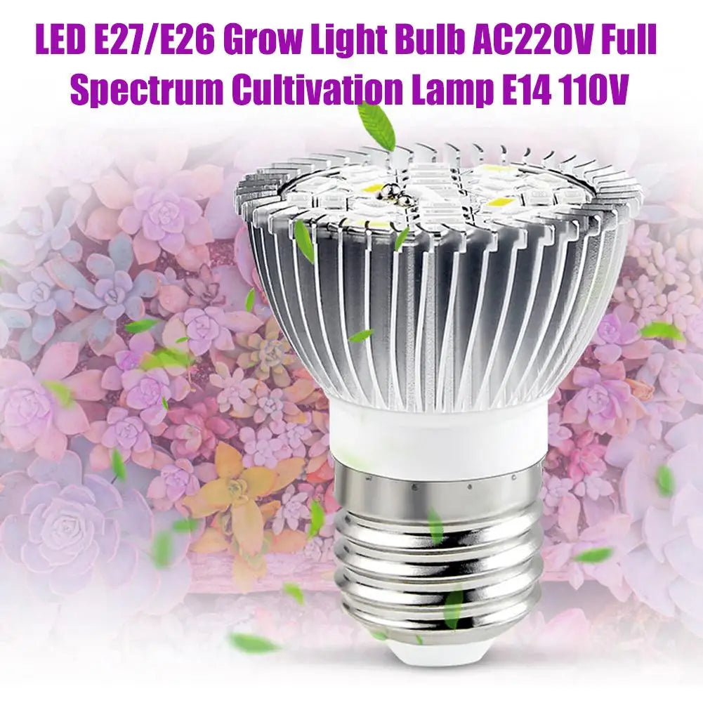 E27 Full Spectrum LED Grow Light Bulb | Indoor Plants