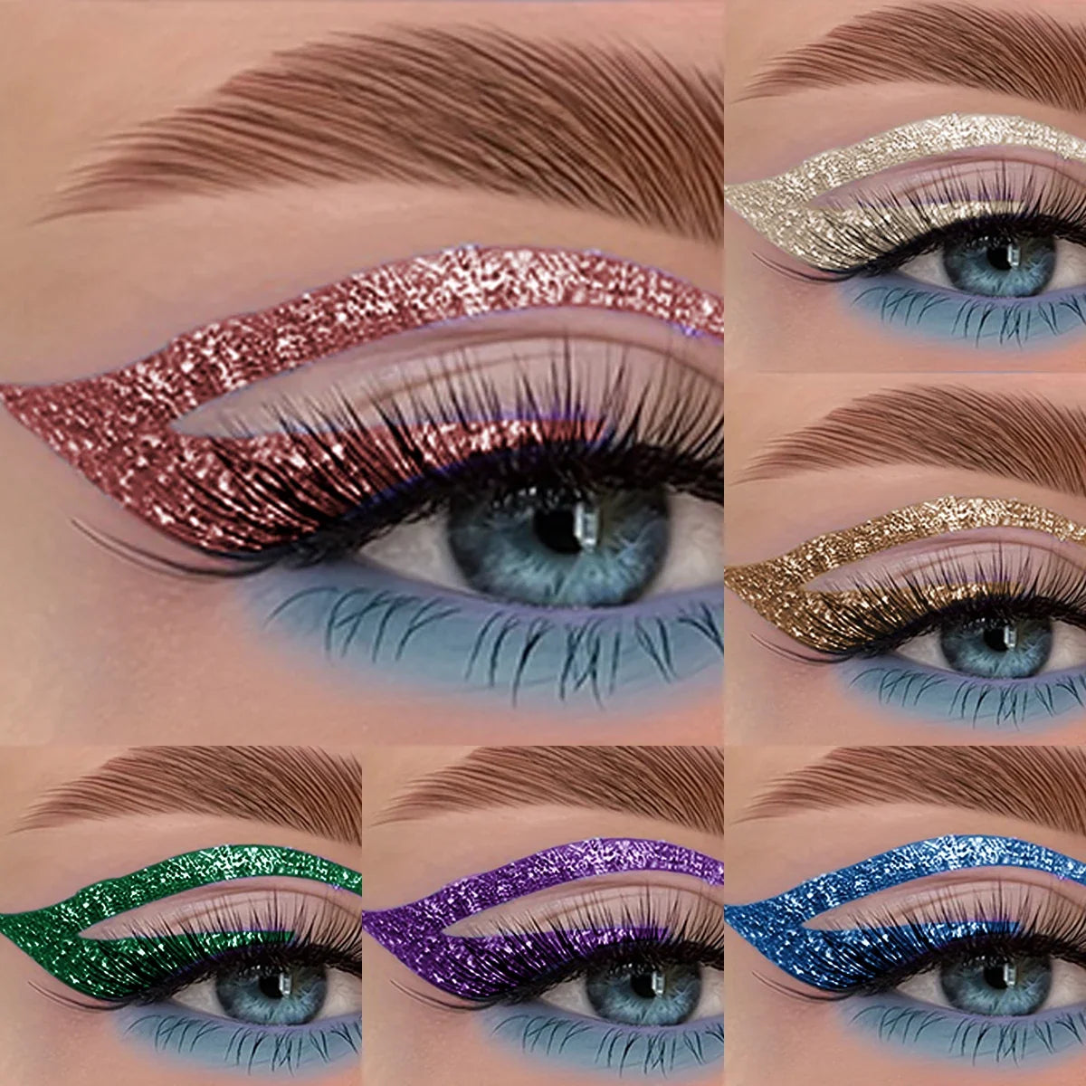 FUNPARK Glitter Liquid Eyeliner Pen – Waterproof & Long-Lasting