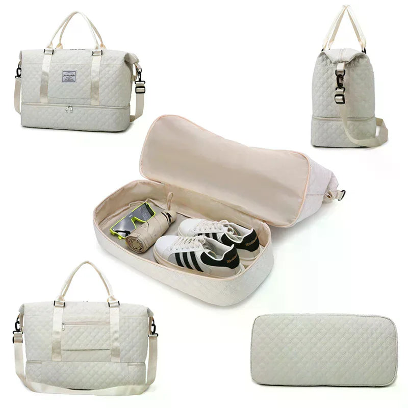 Waterproof Expandable Travel Duffel Bag | Large Gym Bag