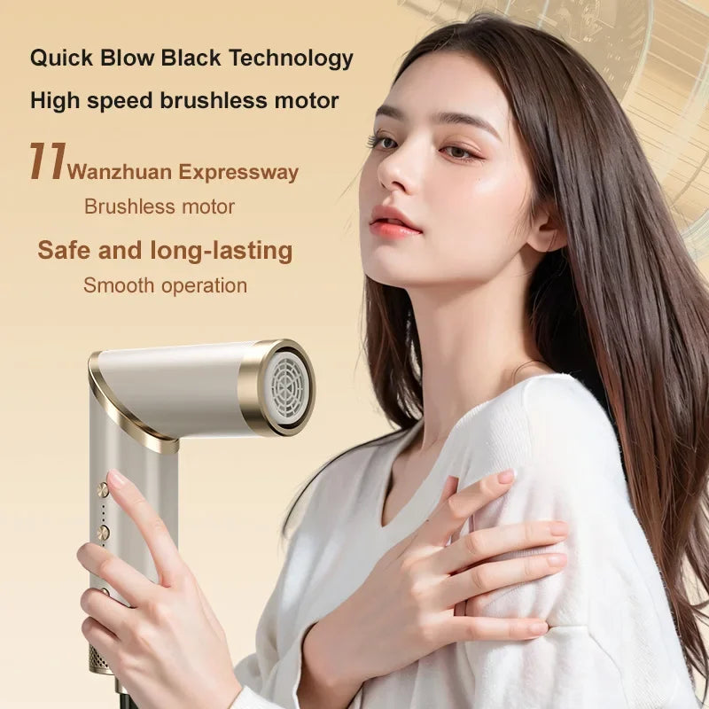 9-in-1 Hair Dryer Hot Comb Set | Curler & Straightener Styler