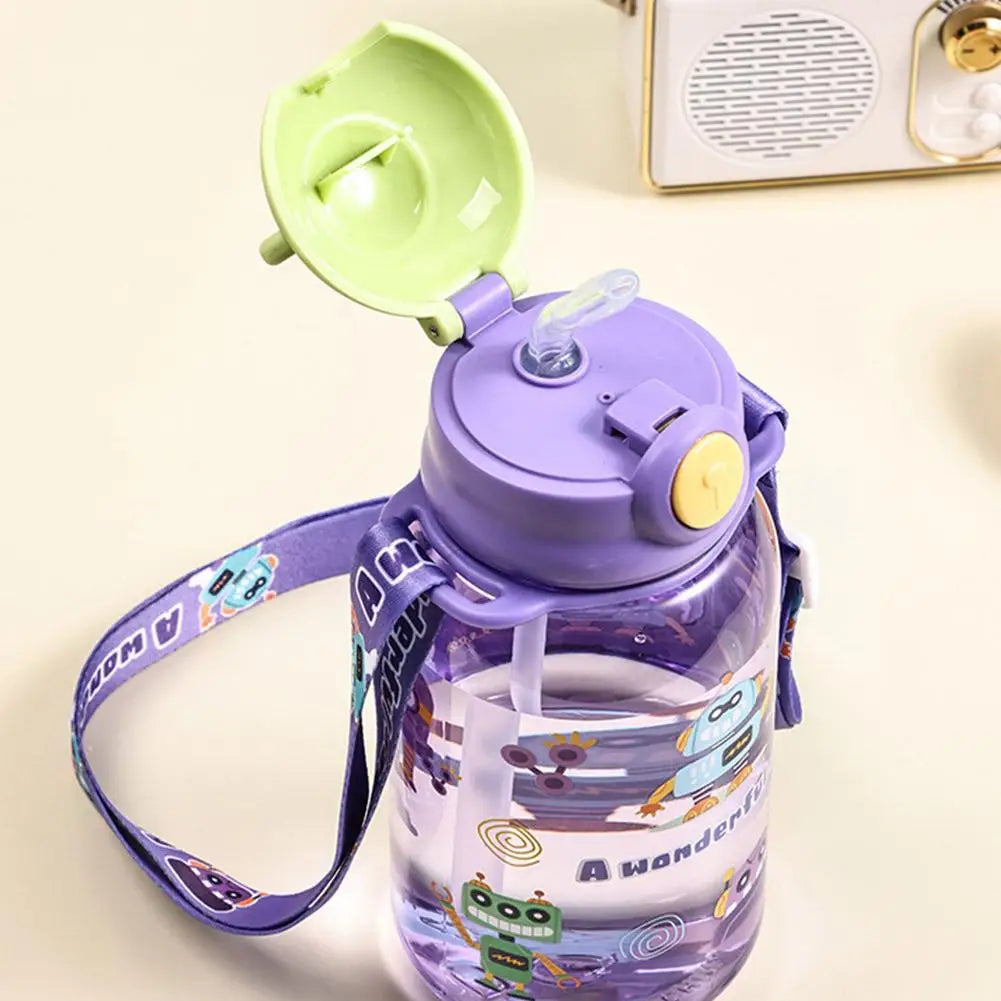650ml Dinosaur Kids Water Bottle – BPA-Free Leakproof Sippy Cup