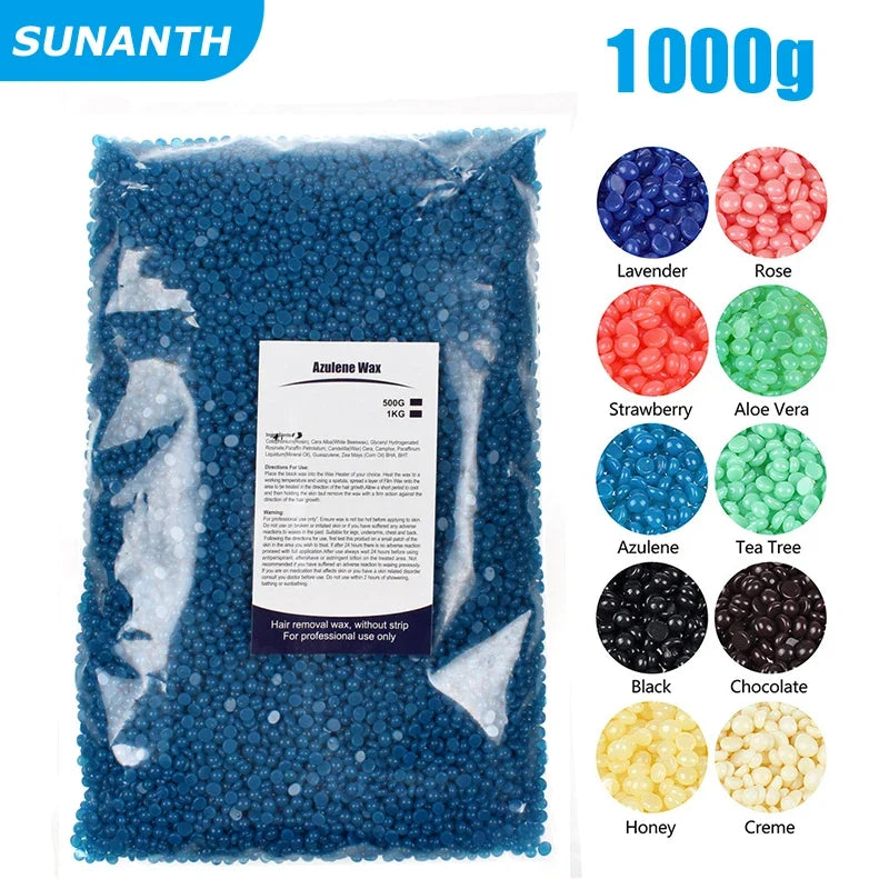 Depilation Wax Pot Hard Beans Beads Hair Removal Body Film Women