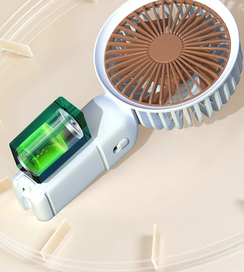Lenovo Mini USB Rechargeable Portable Fan with Desktop Base