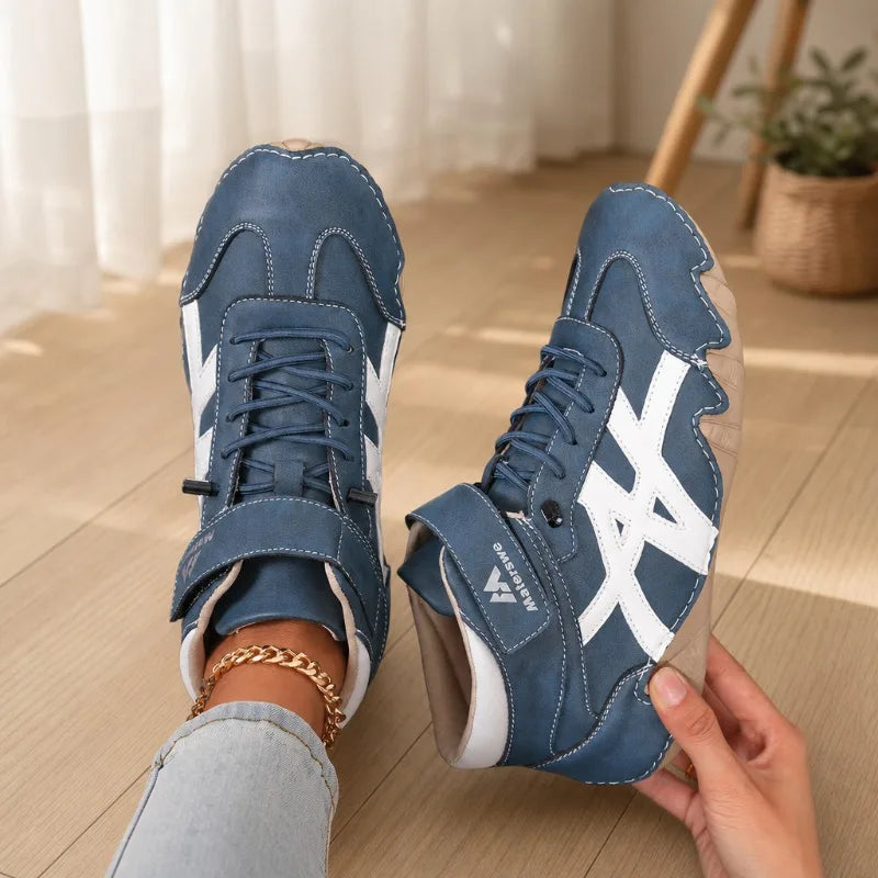ZULIWAGN Women's Flat Sneakers – Lightweight Casual Trainers