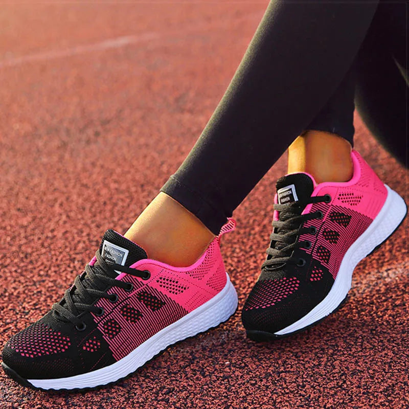 HAJINK Women's Sneakers – Breathable Casual Gym Trainers