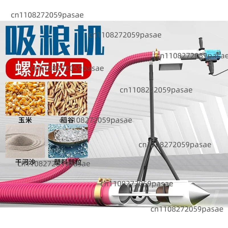 Commercial Grain Auger Screw Conveyor & Suction Feeding Machine